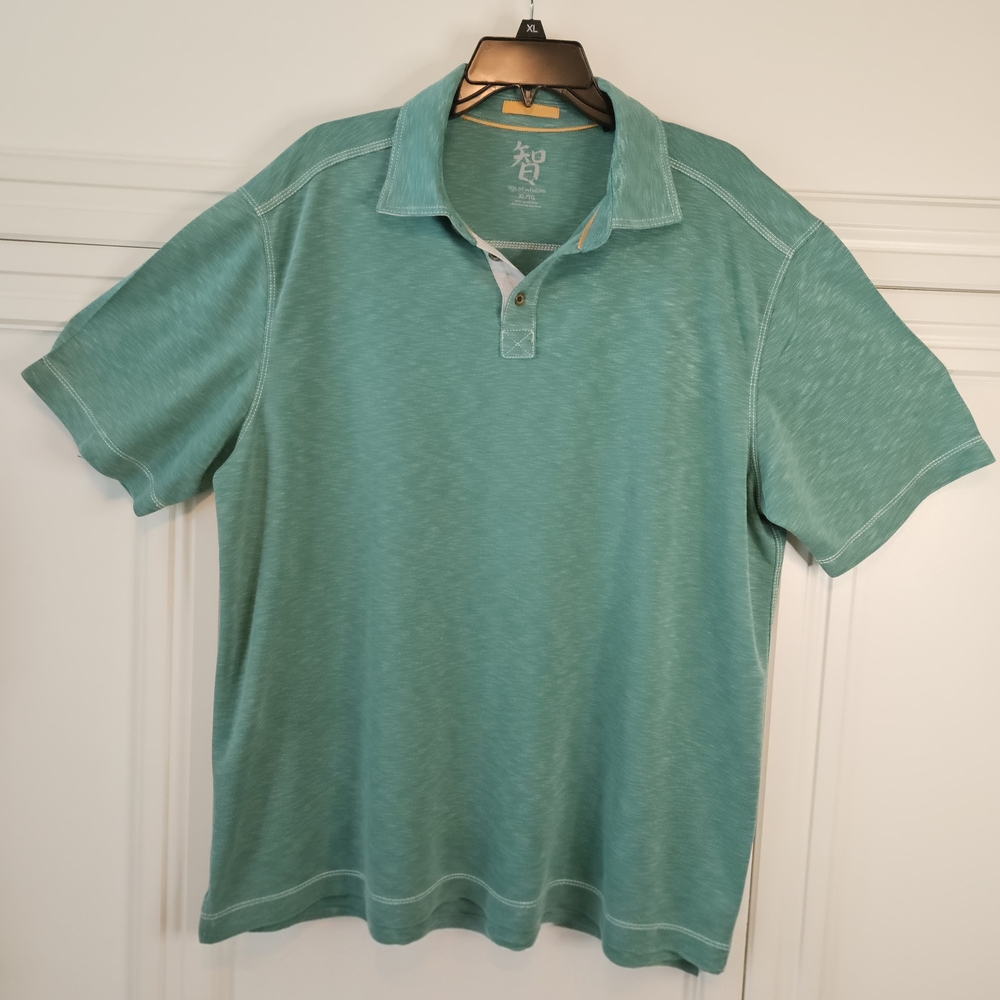 Men's Aqua Polo Shirt